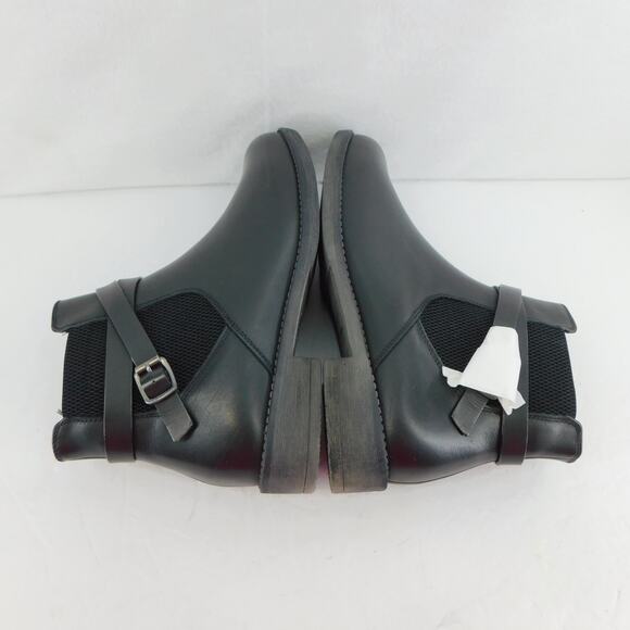 Propét Womens Tatum Black Ankle Boots Leather Size 9 New - Picture 6 of 8